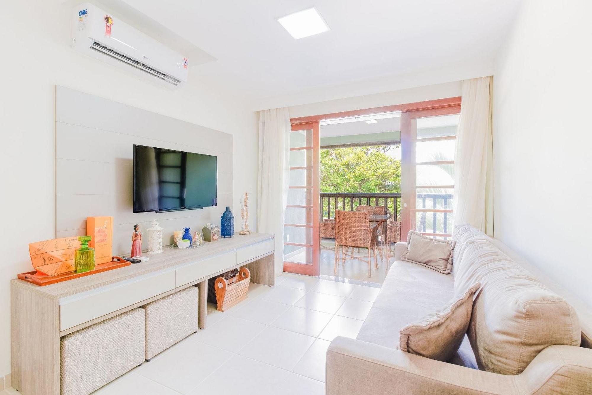 PF35 Ótimo Quarto e Sala a 25m da Praia Praia do Forte Esterno foto
